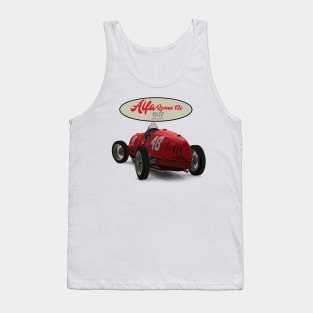 ALFA ROMEO 12C 1937 Back Tank Top